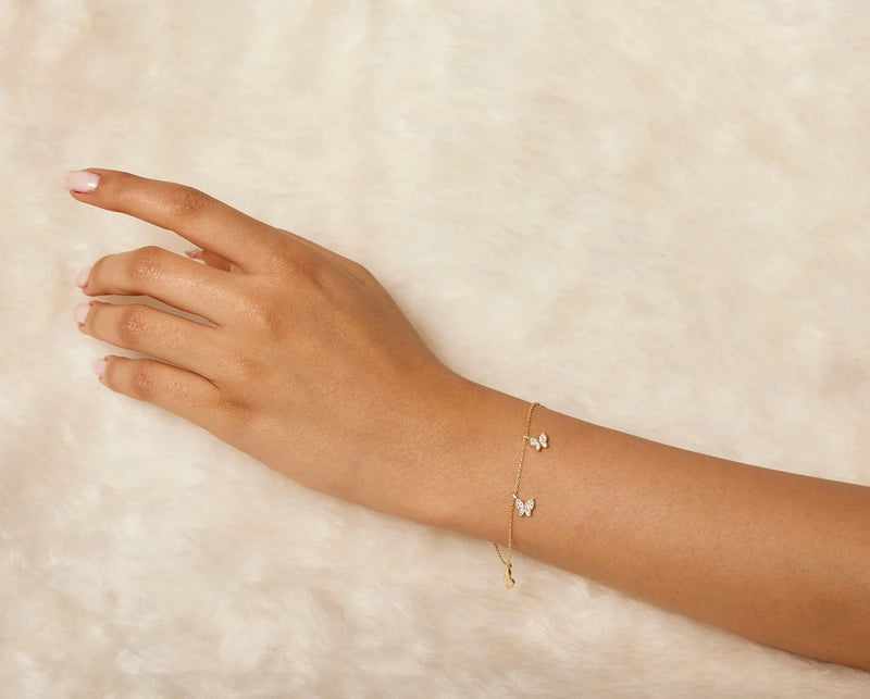Amora™ Ice Butterfly Armband