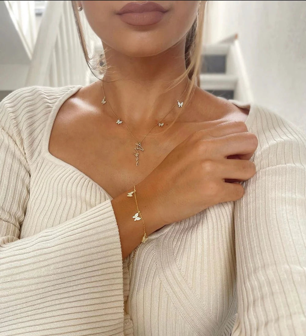 Amora™ Ice Butterfly Armband