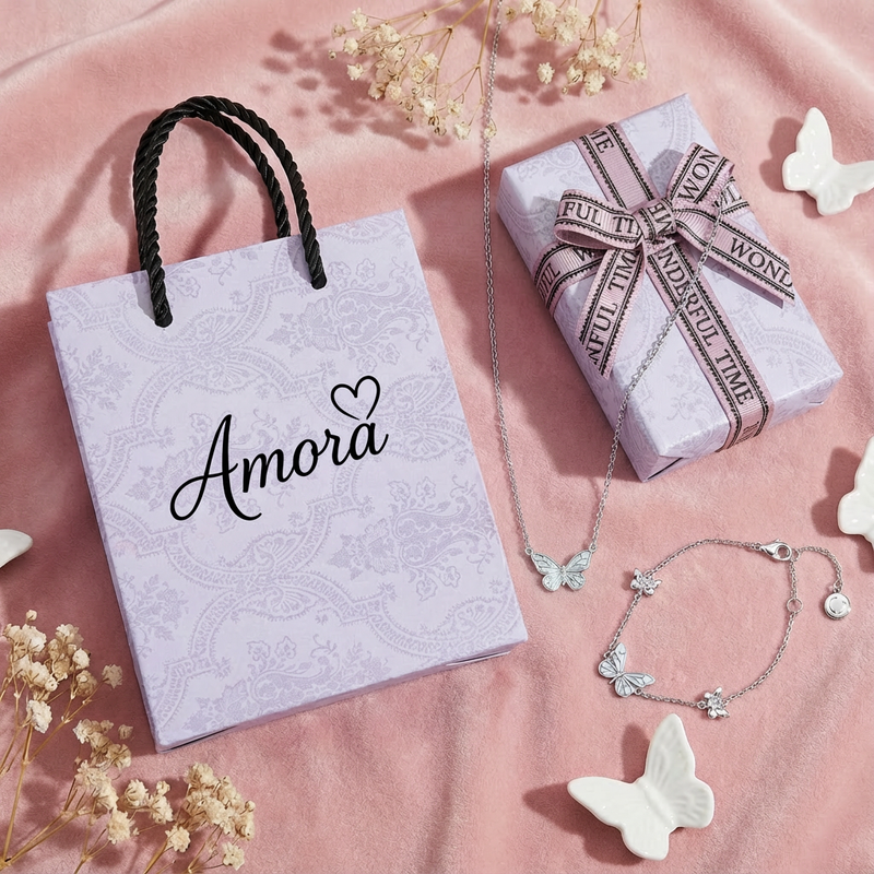 Amora Butterfly Halskette